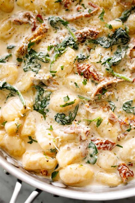 Creamy Tuscan Gnocchi Recipe | Gnocchi dishes, Gnocchi recipes easy ...