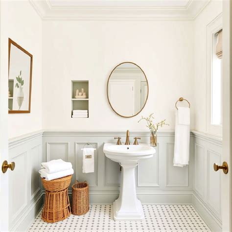 25 Bathroom Wainscoting Ideas for A Classic Look