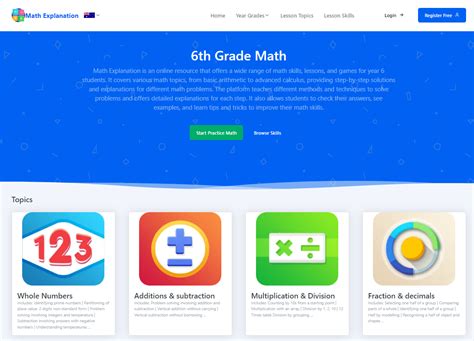 Image result for 6th Grade Math Lessons Free
