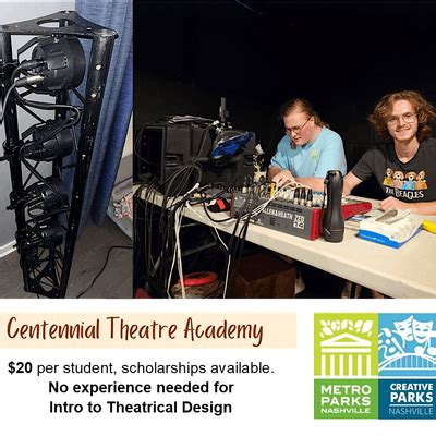 Centennial Theatre Academy - 2024 Teen Intro to Theatrical Design ...