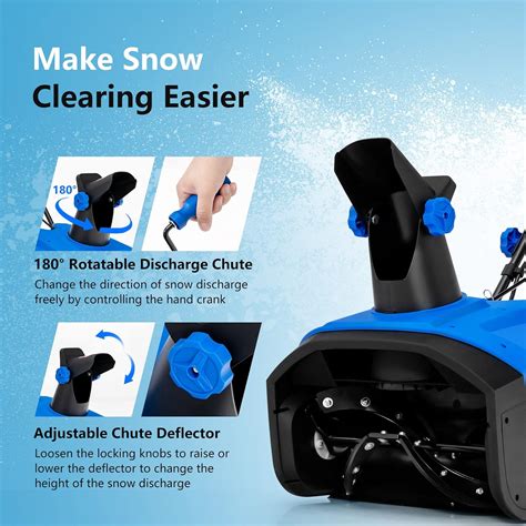 Buy Goplus Snow Blower, 120V 15A Electric Snow Thrower with 180 ...