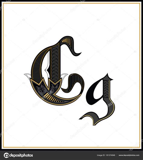 Calligraphy Letter G