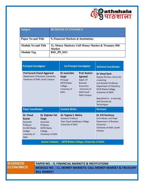 1458629035 BSE P9 M11 Etext - BUSINESS ECONOMICS PAPER NO. : 9 ...