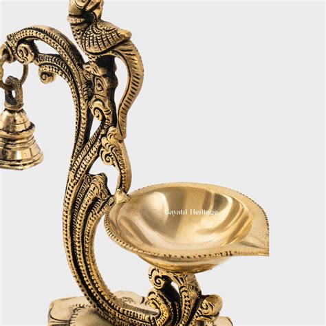 Brass Deepam/Diya – Traditional Light of Blessings & Purity | Gayatri ...