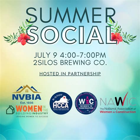 NVBIA WBI & HCCA WIC & NAWIC NOVA Happy Hour - July 9, 2025, 9925 ...