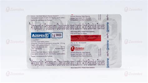 Augpen LB 1gm Tablets | Anti-Infective | Lactic Acid Bacillus