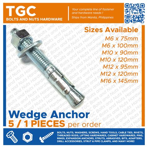 Image result for Concrete Bolt Types