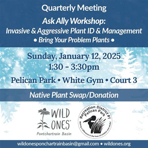Ask Ally Workshop: Invasive & Aggressive Plant ID & Management, Pelican ...