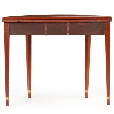 American Federal Antique Mahogany Circular Card Table, circa 1800 at ...