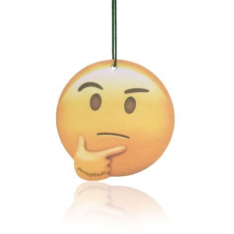 Buy EMOJIFRESH Thinking Face – The Deep-in-Thought Emoji Car Air ...