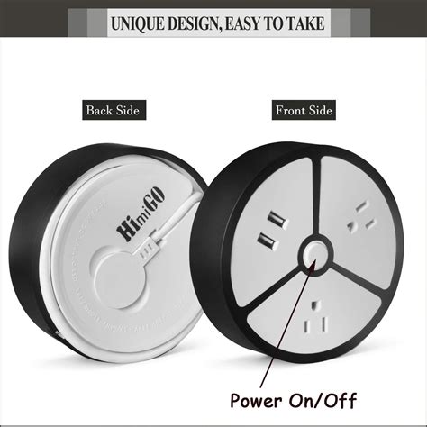 Buy Himigo 2 Outlet Surge Protector with 2 USB Ports,Power Strip with ...