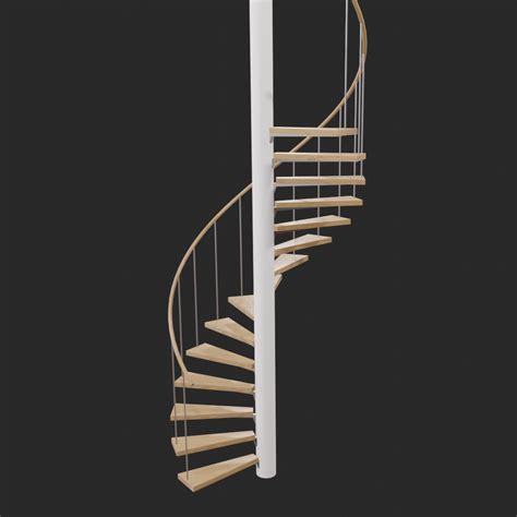Spiral stairs | FREE Stairs models | BlenderKit