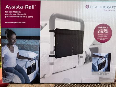 HealthCraft HEALTHCRAFT Smart Rail 36-in White Adhesive Grab Bar ( 300 ...