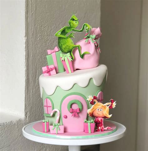 Grinch Whoville Cake — Burnt Butter Cakes