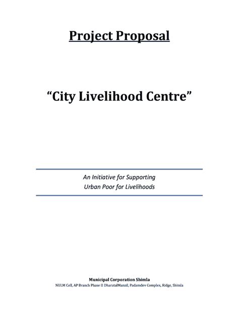 Fillable Online City Livelihood Centre Fax Email Print - pdfFiller