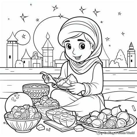 Ramadan Coloring Pages - Free & Printable!