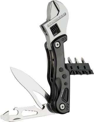 TUHI Multi 9-in-1 Adjustable Wrench Knife with 3 Changeable ...