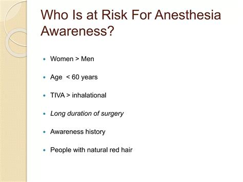 Anesthesia Awareness 的图像结果