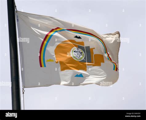 Navajo Nation Flag USA Stock Photo - Alamy