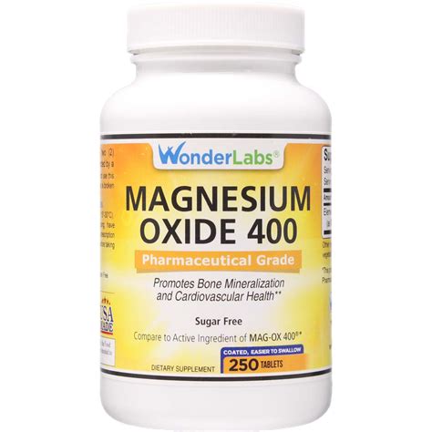 Windmill Magnesium Oxide 400 mg Tablets 100 ea (Pack of 3) - Walmart.com