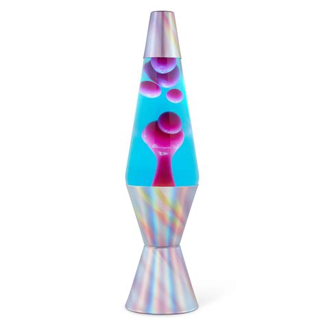 Schylling Original 14.5 Inch Holofoil Spectrum Lava Lamp, Pink Wax in ...