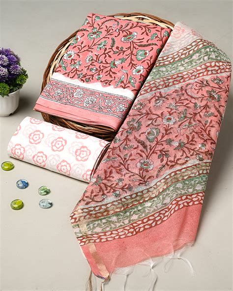 Shop Online Premium Hand Block Print Suits | BagruStore – bagrustore