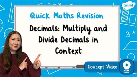 👉 Decimals: Multiply and Divide Decimals in Context | KS2 Maths Concept ...