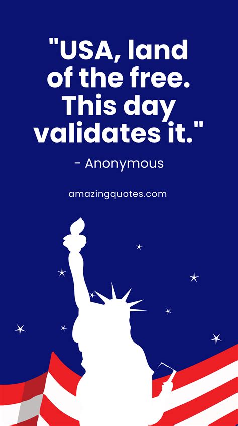 4th Of July Quote Whatsapp Post Template