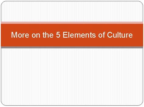 5 Elements of Culture 的图像结果