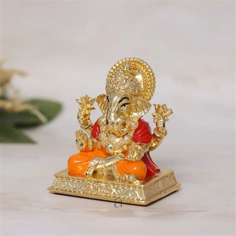 Buy Ganpati Idol for Gifting & Decor From Aahi By Ranka Jewellers