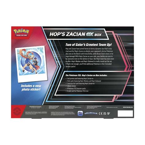 Pokémon TCG: Hop’s Zacian ex Box | Pokémon Center Official Site