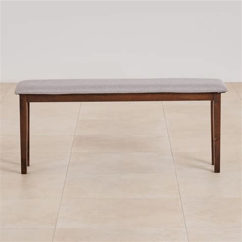 Buy (Refurbished) Helios Lia Fabric Dining Big Bench - Brown from ...