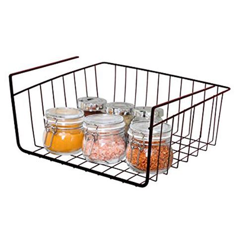 Go Hooked 12 Inch Undershelf Storage Basket Under Cabinet Storage ...