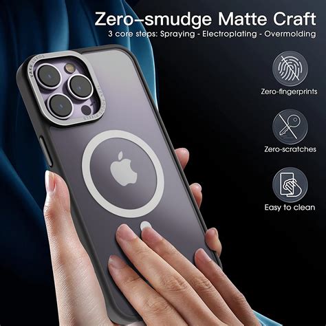 Vaku Luxos ® Apple iPhone 14 Pro Translucent MagPro Armor Slim ...