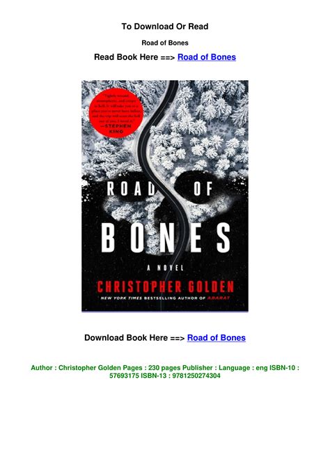 EPub DOWNLOAD Road of Bones BY Christopher Golden.pdf | DocDroid