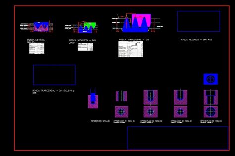 Image result for How to Draw Threads in AutoCAD