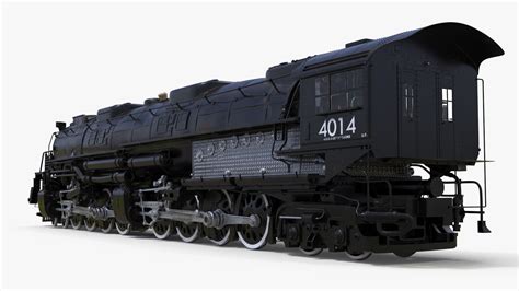 Locomotive Big Boy Rigged for Maya 3D model | 3D Molier International