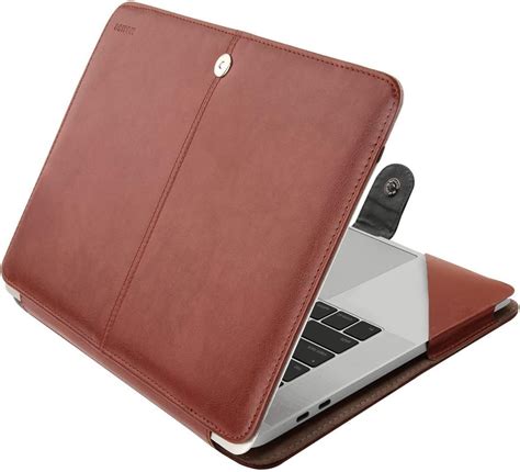 Buy Flausen Original PU Leather Laptop Cover for Dell (Dell Inspiron 15 ...