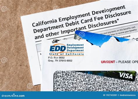July 9, 2020 Sunnyvale / CA / USA - State of California Employment Development Department EDD ...
