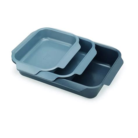 Joseph Joseph Nest™ Oven Set of 3 Stackable Non-Stick Roasting Pan ...