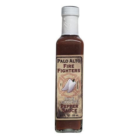 Palo Alto Firefighters XXX Ghost Pepper Sauce – SCOVILLED