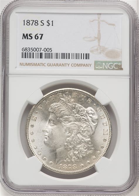 1878-S Morgan Dollar NGC MS67 - LCR Coin