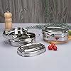 Buy Sumeet Stainless Steel Rectangle Lunch Box/Tiffin with 2 ...
