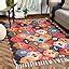 Buy HOMADORN Chindi Handmade Printed Modern Dhurrie/ Rugs /Carpet for ...