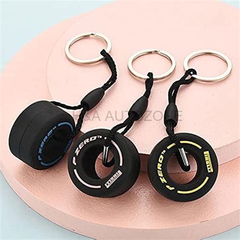 F1 Racing Tyre Keychain - F1 Racing Tire Key Chain