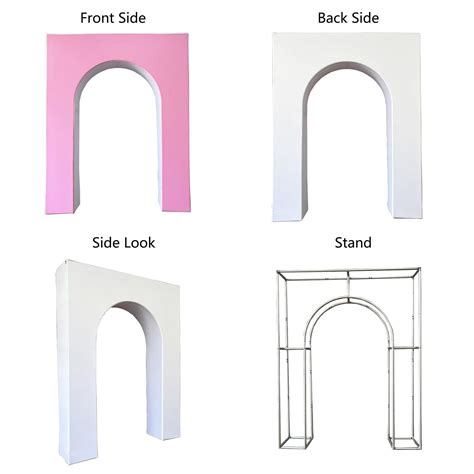 Portable Arch Frame with cover/without | Event backdrop, Event entrance ...
