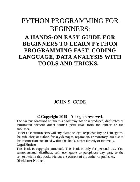 Image result for A Hands-On Introduction to Python for Beginning Programmers