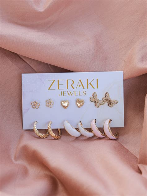 Buy Earrings Set Combo Online | Shop Now – Zeraki Jewels