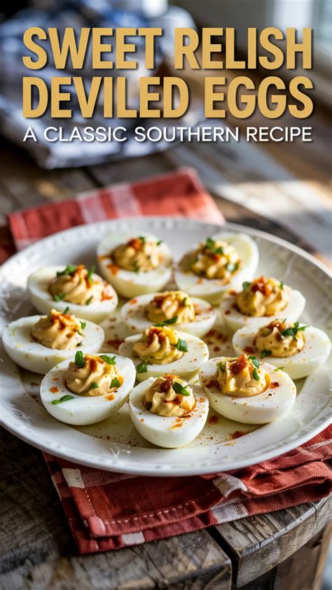 Classic Sweet Relish Deviled Eggs Recipe - recipeinquirer.com