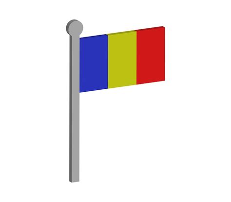 Romania flag | Premium Vector